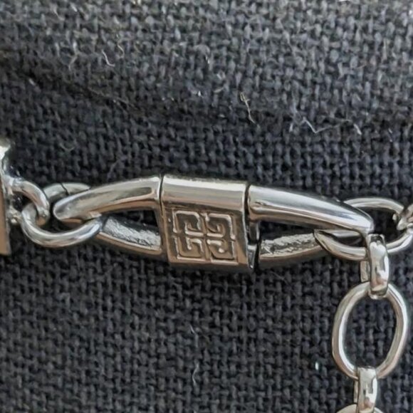 GIVENCHY NECKLACE IN BLUE CRYSTALS  NOWT - Picture 6 of 9